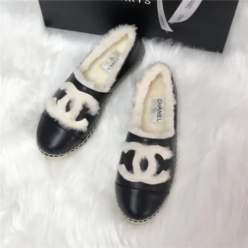 Chanel 2020 Women's Leather Wool Flat - 샤넬 202… - 1