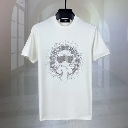 [펜디]Fendi 2020 Mens Logo Casual Short Sleeved Tshi… - 1