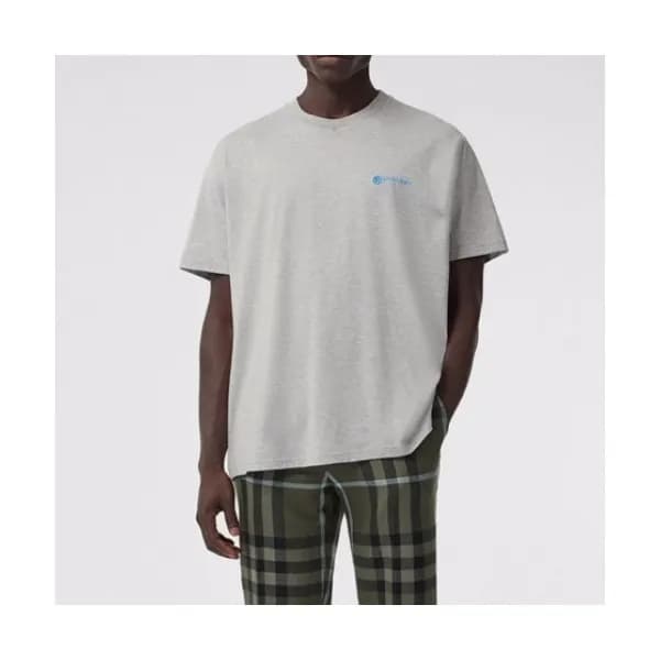 [버버리]Burberry 2021 Mm/Wm Logo Cotton Short Sleeved… - 1