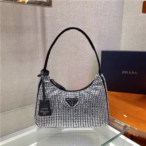 [프라다]Prada 2021 Women's Cubic Hobo Bag,23cm,1N… - 1