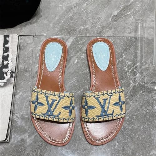 Louis Vuitton 2021 Women's Embroidery Slipper,… - 1