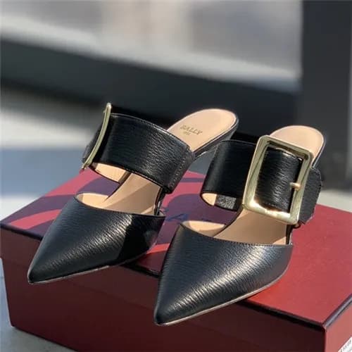 Bally 2021 Women's Leather High Heel Mule,BALS… - 1