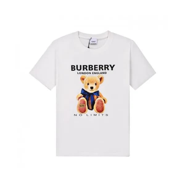 Burberry Mm/Wm Logo Cotton Short Sleeved Tshirts … - 1