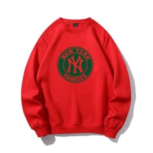 MLB Mm/Wm Logo Cotton Man-to-man Red - 엠엘비 2021 남…