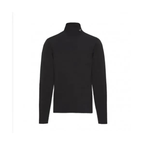 Prada Mm/Wm Crew-neck Cotton Tshirts Black - 프라다 … - 1