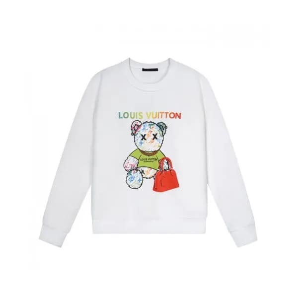 Louis vuitton Mens Casual Cotton Tshirts White - … - 1