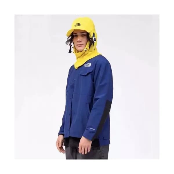The North Face Mens Mountain Casual Jackets Blue -… - 1