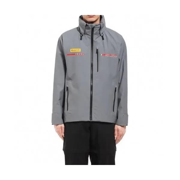 Prada Mm/Wm Logo Casual Jackets Gray - 프라다 2021 남… - 1
