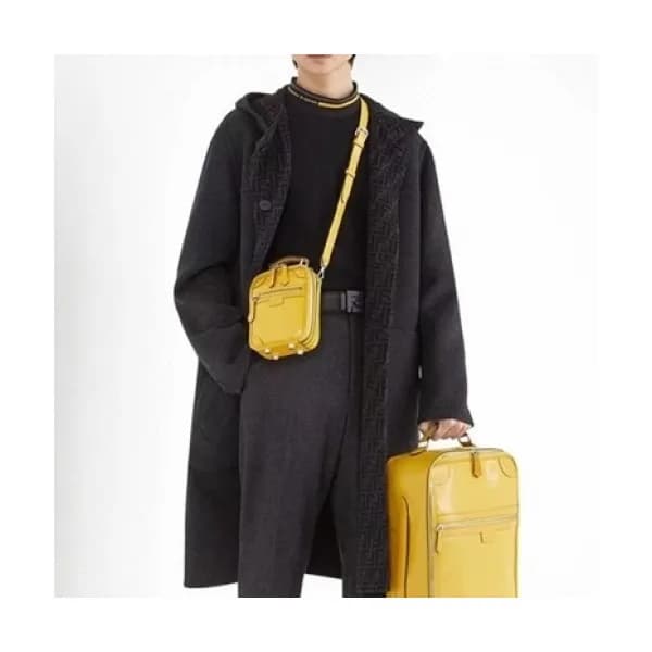 Fendi Mens Casual Cashmere Coats Black - 펜디 2021 … - 1