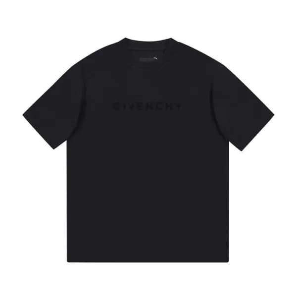 지방시 남성 크루넥 블랙 반팔티 - Mens Black Tshirts - giv0619x - 1