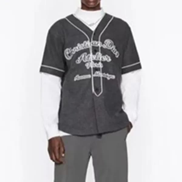 디올 남성 캐쥬얼 그레이 트레이닝복 - Mens Gray Training-clothes … - 1