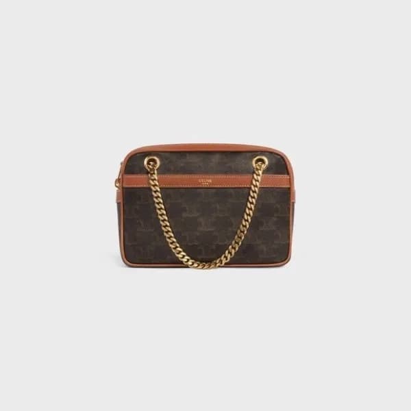 셀린느 여성 Patapans 블랙 숄더백 - Womens Black Shoulder Bag… - 1