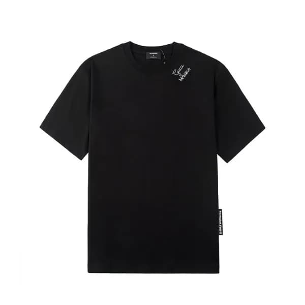 구찌 남/녀 블랙 크루넥 반팔티 - Unisex Black Tshirts - guc0489… - 1