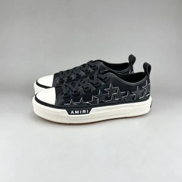 아미리 남성 클래식 블랙 스니커즈 - Mens Black Sneakers - amir036… - 1