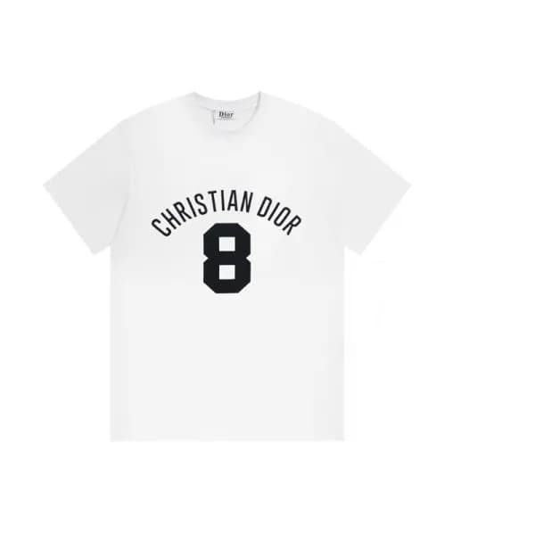 디올 남성 화이트 크루넥 반팔티 - Mens White Tshirts - dio02028x - 1