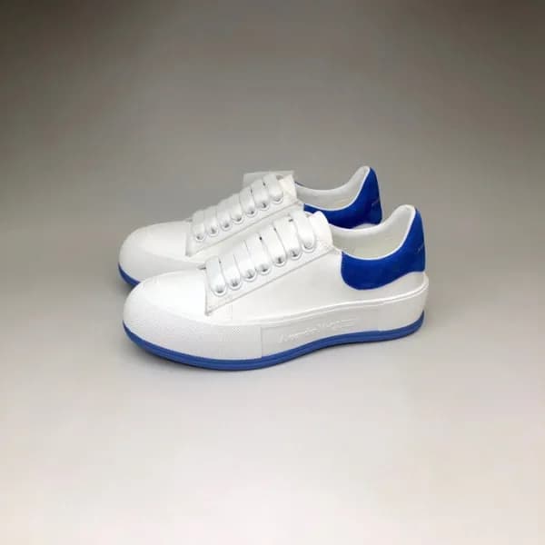알렉산더맥퀸 남/녀 블루 스니커즈 - Unisex Blue Sneakers - alx015… - 1