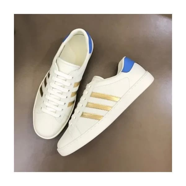 구찌 남성 클래식 골드 스니커즈- Mens Gold Sneakers - guc05128X - 1