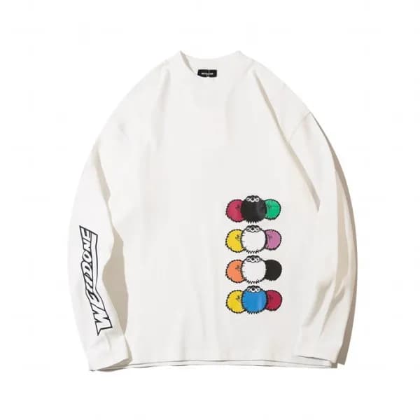웰던 남성캐쥬얼 아이보리 맨투맨 - Unisex Ivory Tshirts - wel0082…