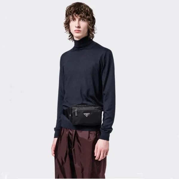 프라다 남성 블랙 힙색 - Prada Mens Black Hip-sack - pr111x - 1