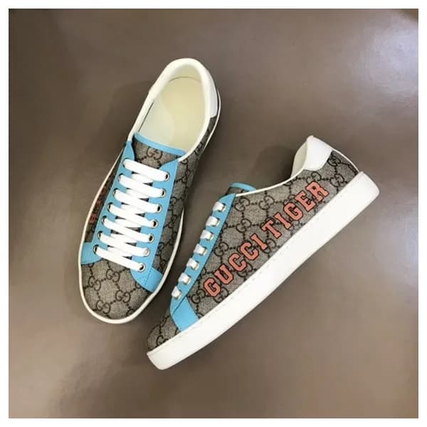 구찌 남/녀 브라운 스니커즈 - Gucci Unisex Brown Sneakers- gu5… - 1