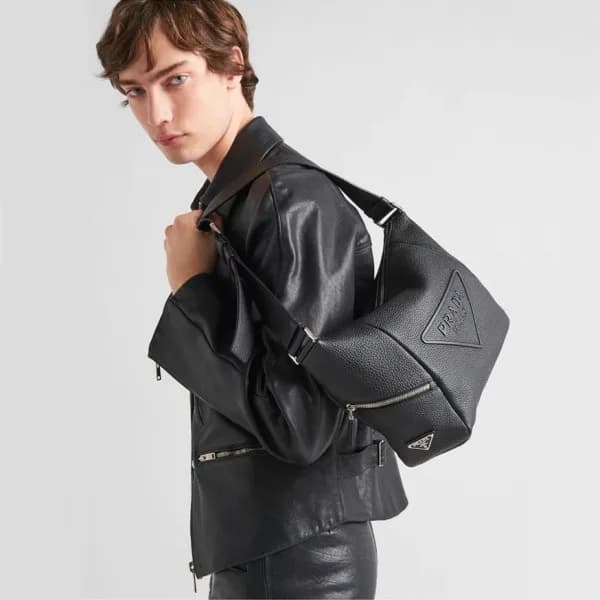 프라다 남성 블랙 크로스백 - Prada Mens Black Cross Bag - pr38… - 1