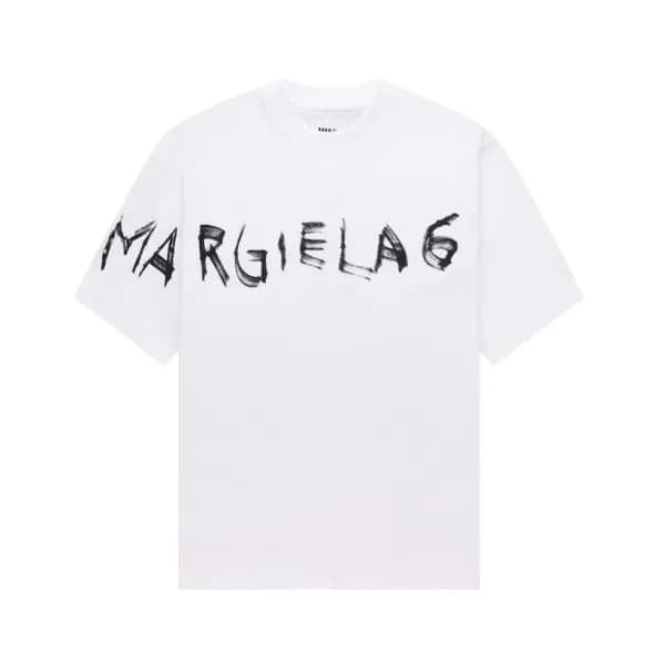 메종마르지엘라 남/녀 크루넥 화이트 반팔티 - Maison Margiela Unisex W… - 1