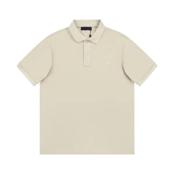프라다 남성 베이지 폴로 반팔티 - Prada Mens Beige Short sleeved… - 1