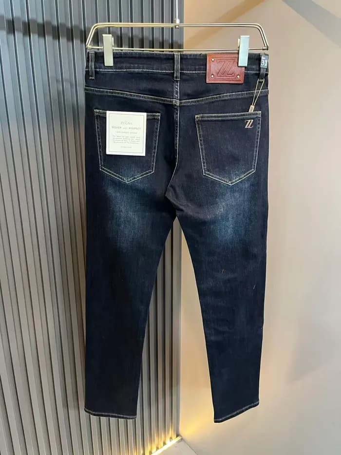 에르메네질도 제냐 남성 블루 팬츠 - Ermenegildo Zegna Mens Blue P… - 1