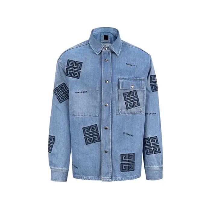 지방시 남성 캐쥬얼 블루 자켓 - Givenchy Mens Blue Jackets - gi… - 1
