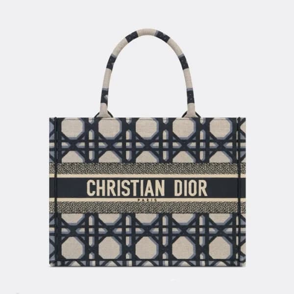 디올 여성 네이비 북토트 - Dior Womens Navy Book Tote - ba03x - 1