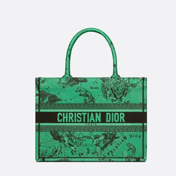디올 여성 그린 북토트 - Dior Womens Green Book Tote - dib66… - 1
