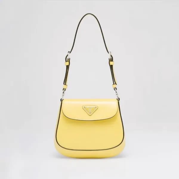 프라다 여성 미니 클레오 백 - Prada Womens Yellow Cloe Bag - p… - 1