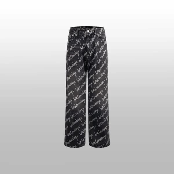 발렌시아가 남성 블랙 청바지 - Balenciaga Mens Black Jeans - ba… - 1