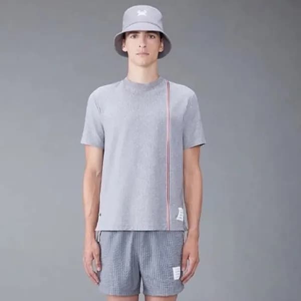 톰브라운 남성 폴로 반팔티 - Thom Browne Mens Polo Tshirts - t… - 1