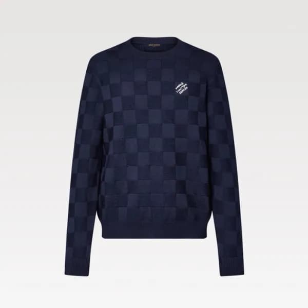 루이비통 남성 라운드 스웨터 - Louis vuitton Mens Round Sweater… - 1