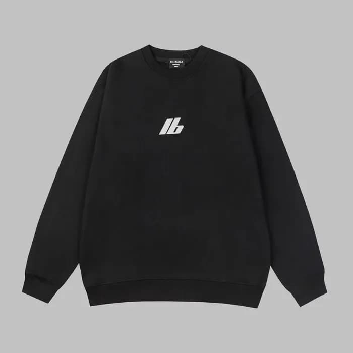 발렌시아가 남성 블랙 맨투맨 - Balenciaga Mens Black Tshirts - … - 1