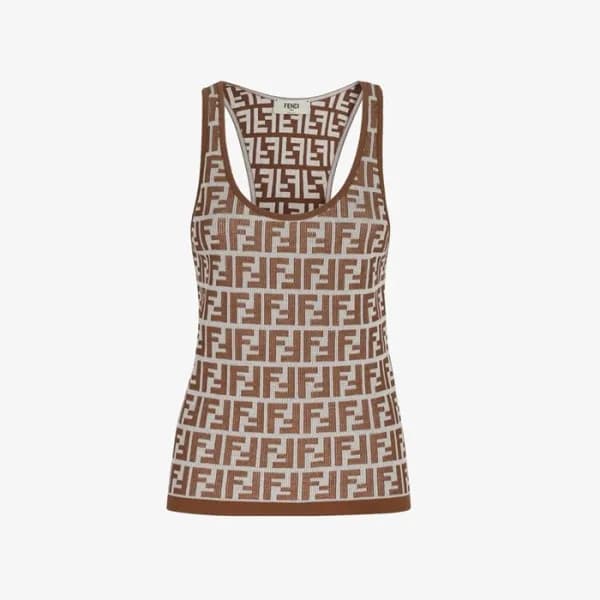 펜디 여성 라운드 나시 - Fendi Womens Round Tshirt - fec2221… - 1