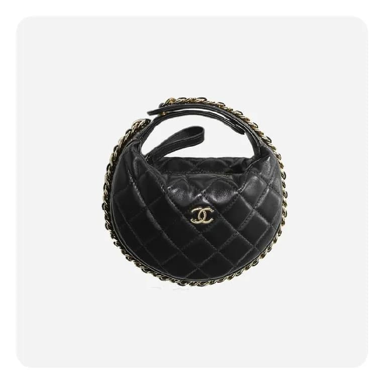 샤넬 23 파우치백 블랙 골드- Chane 23 Pouch Bag - ch2730z - 1