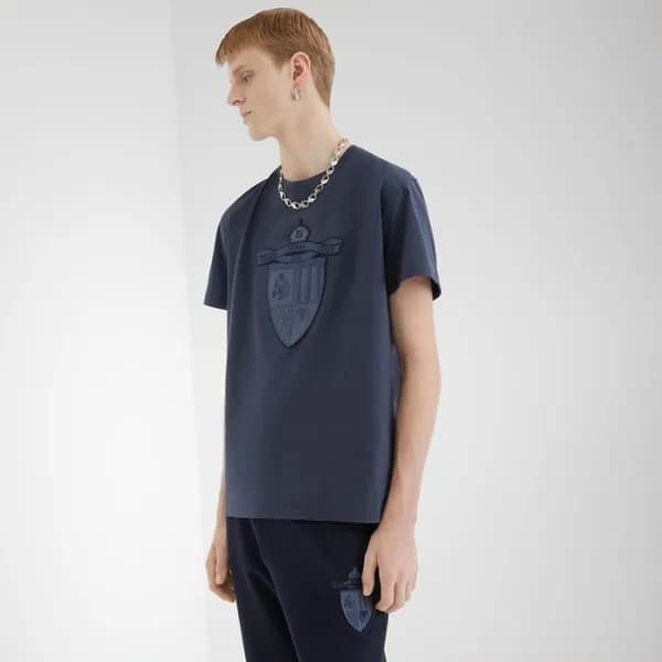 펜디 남성 라운드 반팔 티셔츠 - Fendi Mens Round Tshirt - fec53… - 1
