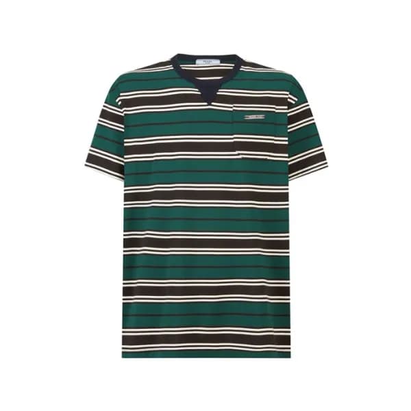 프라다 남성 라운드 반팔티 - Prada Mens Round Tshirt - prc5452… - 1