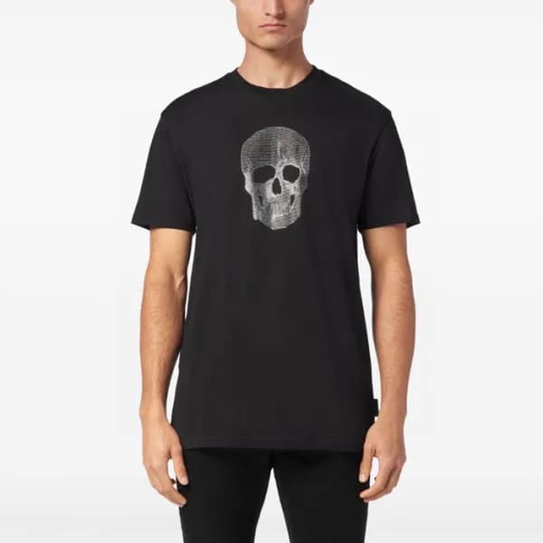 필립플레인 남성 라운드 반팔티 - Philipp-plein Mens Round Tshirt… - 1