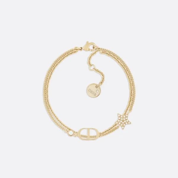 디올 여성 골드 브레이슬릿 - Dior Womens Gold Bracelet - acc45… - 1