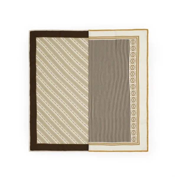 로에베 남/녀 실크 스카프 - Loewe Unisex Silk Scarf - acc5376… - 1