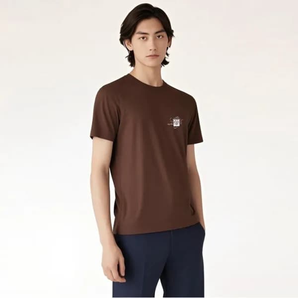로로피아나 남성 라운드 반팔티 - Loro Piana Mens Round Tshirt - … - 1