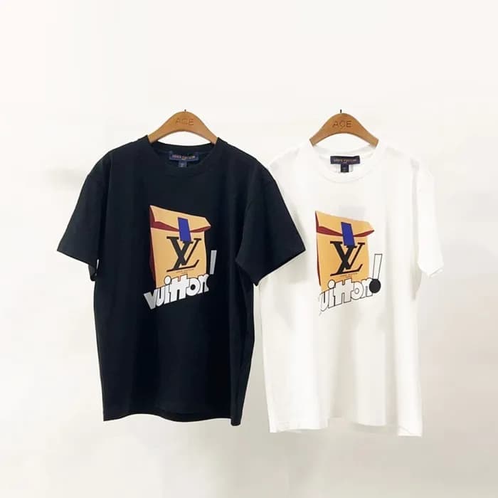 [당일배송] 루이비통 남/녀 컬렉션 쇼핑백 디자인 반팔티 - dd992x - 1
