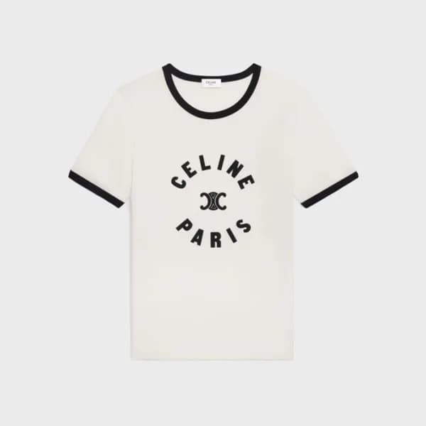 셀린느 여성 라운드 반팔 티셔츠 - Celine Womens Round Tshirts - … - 1