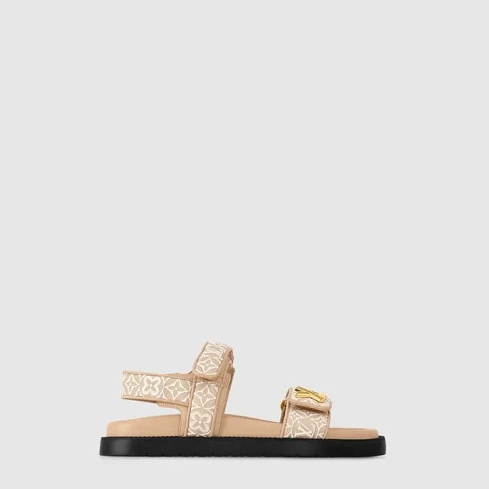 루이비통 여성 선셋 플랫 컴포트 샌들 - Louis vuitton Womens Sunset… - 1