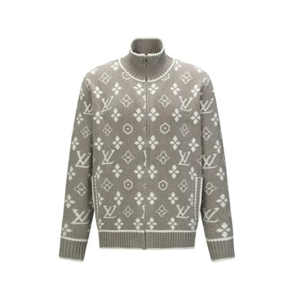 루이비통 남성 집업 스웨터 - Louis vuitton Mens Zip-up Sweater… - 1