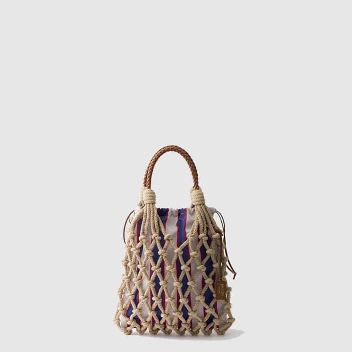 프라다 여성 Noue 미디엄 마크라메 백 1BC111 - Prada Womens Noue … - 1