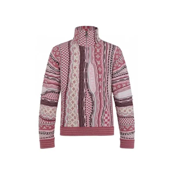 루이비통 남성 지퍼 스웨터 - Louis vuitton Mens Zip-up Sweater… - 1